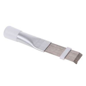 <span class=keywords><strong>Brosse</strong></span> à ailettes en acier inoxydable <span class=keywords><strong>pour</strong></span> condenseur de climatiseur, outil de nettoyage de climatiseur, redresseur d'ailettes CVC, <span class=keywords><strong>pour</strong></span> évaporateur et <span class=keywords><strong>radiateur</strong></span>, DIY OEM - Product Image 3