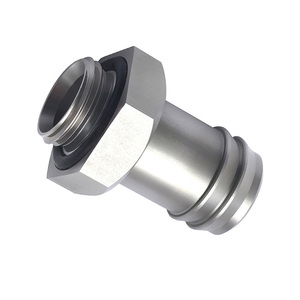 Adaptateur de tuyau droit 1/2 " Barb vers G1/4 BSPP, raccord de ligne de fluide usiné CNC avec joint torique pour système de fluide automobile - Product Image 6