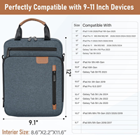 Housse d'ordinateur portable élégante et portable en polyester pour femmes et hommes, idéale pour le travail ou les loisirs, avec poignée