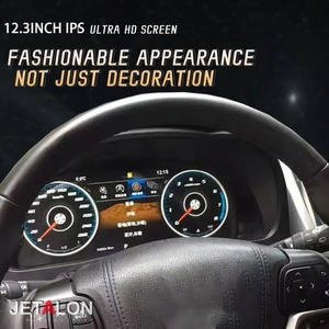 จอแสดงผล LCD สำหรับ Toyota Highlander ปี 2015-2019 มาตรวัดความเร็วแบบดิจิตอล แผงหน้าปัดดิจิตอล ห้องนักบินเสมือนจริง มาตรวัดรอบเครื่องยนต์ มาตรวัดระยะทาง - Product Image 4