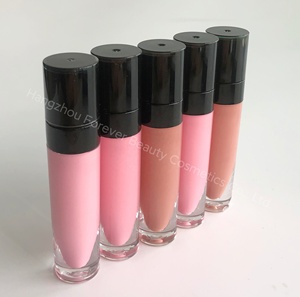 Gloss à lèvres de qualité supérieure, tube <span class=keywords><strong>noir</strong></span>, parfum vanille, gloss à lèvres pailleté pour logo personnalisé - Product Image 4