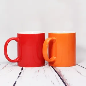 Tasse à café en céramique pailletée personnalisée 11oz pour les détaillants