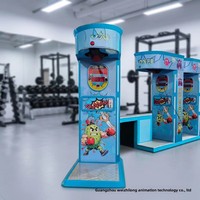Wzl Anpassbarer Arcade-Boxkraft-Tester Kommerzieller Krafttrainer Dragon Fist Boxmaschine Spielkonsole für Kinder