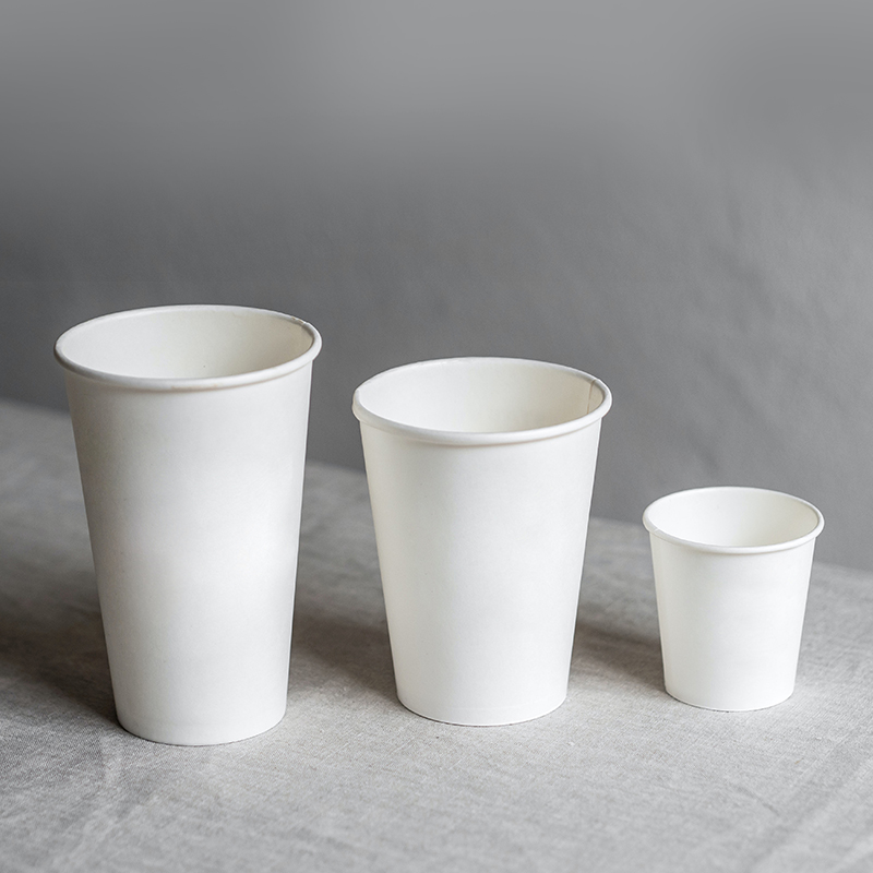 Customizable 9oz Biodegradable Compostable Craft Paper Cup Single Wall Double Wall with Customizable Logo for Hot Coffee Wine
