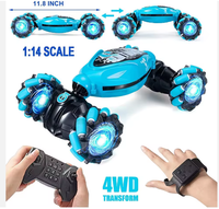 Voiture Télécommandée de Cascade RC à Détection de Gestes 3 Couleurs avec Rotation à 360 Degrés