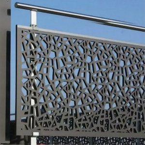 Thiết kế thời trang laser cắt thép tấm trang trí rỉ sét miễn phí nhôm lan can cho ban công - Product Image 2