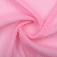 Tissu en mousseline 100 % polyester 70 g/m² imprimé printemps/été, résistant à l'abrasion, pour foulard, cape et robe de cérémonie