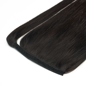 ผมต่อหางม้าแบบตรงสีธรรมชาติผมบราซิลผมมนุษย์บริสุทธิ์แบบปรับแต่งได้ - Product Image 4