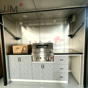 Cucina Modulare Prefabbricata Espandibile Impermeabile JJM <span class=keywords><strong>per</strong></span> Edifici Uffici con Armadietti in Acciaio Inossidabile - Product Image 4