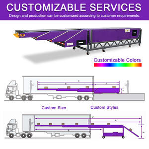 حل تحميل وتفريغ هيدروليكي بطول مخصص للاستخدام في المستودعات اللوجستية والشاحنات، ناقل حزامي تلسكوبي - Product Image 4