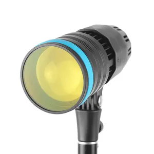 Светодиодный прожектор CRI 90 + COB для непрерывного освещения с креплением Bowens и пультом дистанционного управления для освещения фотостудии
