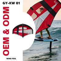 Sayap Inflatable Berkualitas Tinggi 5M2 dengan Jendela untuk Kite Surf Foil, Kitesurfing, Hydrofoil, Windsurf, Kite Wind Board, Sail Wings