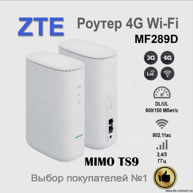 Unlocked Optus for MF289D 4G LTE Router CAT12 CPE Home VPN 2xTS9