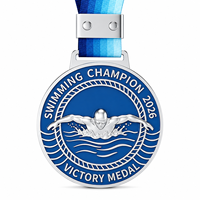 Medaglia Professionale Personalizzata OEM in Lega di Zinco 3D per Maratona, Corsa, Premi, Taekwondo, Karate, Oro
