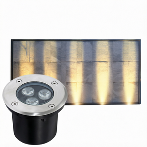 Projecteur LED encastré IP67 3W en acier inoxydable pour jardin, <span class=keywords><strong>pelouse</strong></span> et allée - Product Image 1