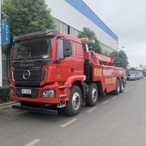 Dépanneuse robuste de 30 tonnes Highway Patrol-Shacman 8x4 avec grue et barre lumineuse - Product Image 2