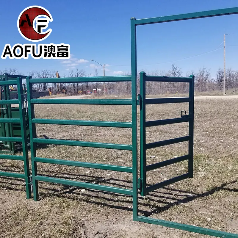 Wholesale cheap 12ft horse round pen and livestock goat/cattle/horse corral fence panel for pasture farm
