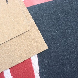 Metallizzato come artificiale PVC legato floccato in pelle di floccaggio scarpe a grana animale floccato in pelle di sughero vegana riciclata - Product Image 3