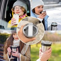 Couvre-gobelet de remplacement personnalisé de 40 oz pour Stanley Cup, anti-poussière, anti-fuite, résistant aux éclaboussures, pour gobelets Stanley