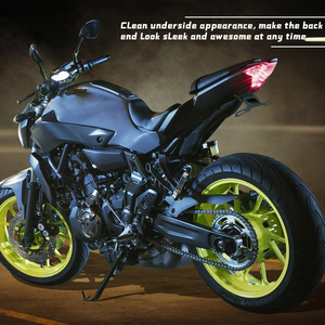 XXUN-soporte para matrícula de motocicleta, Kit eliminador de guardabarros trasero para Yamaha <span class=keywords><strong>MT15</strong></span> <span class=keywords><strong>2019</strong></span> 2020 2021 - Product Image 4