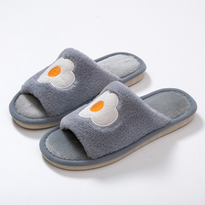 Intérieur maison chaussures en peluche tongs femmes dessin animé pantoufles mignon Fruits cerise fraise <span class=keywords><strong>hiver</strong></span> chaud pantoufles - Product Image 6