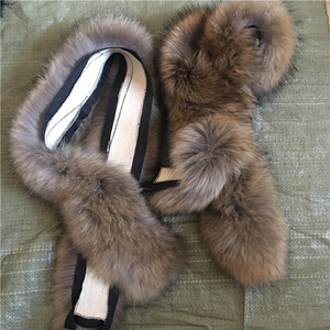 Abrigo de invierno de piel de perro mapache real para mujer al por mayor - Product Image 1