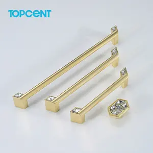 Topcent Cabinet Door Handles Crystal Knob Crystal Clear Diamond Cabinet Drawer Handle Jewellery Knobs