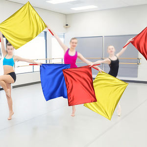 ธงเต้นระบำหน้าท้องสไตล์แฟชั่นปรับแต่งได้น้ำหนักเบาสีต่างๆ - Product Image 6