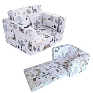 Taburete Plegable Individual de Espuma con Tela de Piel de Durazno, Color Personalizado, para Niños, Rincón de Lectura, Sofá de Dinosaurio para Bebés - Product Image 5