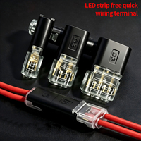 Connecteur rapide LED sans dénudage D1/D2/D3, type d'insertion mutuelle, raccordement sans soudure, connecteur enfichable