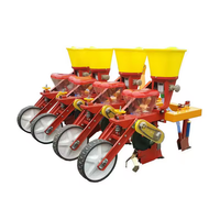 Machine de plantation de maïs de soja à 5 rangées montée sur tracteur agricole