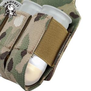 SINAIRSOFT Pochette tactique M203 auto-agrippante pour 5 chargeurs de 40 mm, compatible avec les harnais de poitrine, porte-plaques, gilets et accessoires abdominaux - Product Image 5