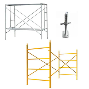 Andamio de escalera con Marco en H recubierto de polvo de 2,6mm de espesor andamios de Marco galvanizado para construcción - Product Image 1
