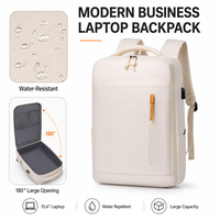 Sac à dos pour ordinateur portable 15,6 pouces, résistant aux rayures, imperméable, sac de voyage urbain, sac à dos de bureau pour homme