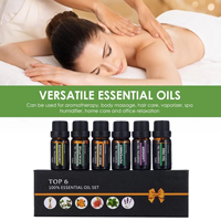 Set Minyak Esensial Alami dengan Lavender, Peppermint, Eucalyptus, dan Mutiara untuk Revitalisasi Kulit dan Aroma Diffuser
