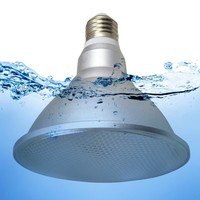 Ampoule LED COB PAR38 blanc chaud doux 2700K, culot E27, boîtier en aluminium, étanche IP65, AC 85-265V, éclairage d'entrepôt