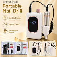 Vantrend OEM Machine à ongles professionnelle personnalisée rechargeable portable avec clip ceinture pour salon, vente au détail et en gros, fournitures pour ongles Chine