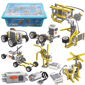 Kit de blocs de construction avec expériences LED, jouet d'ingénierie rechargeable, jouet de projet scientifique, jouet éducatif pour la classe - Product Image 3