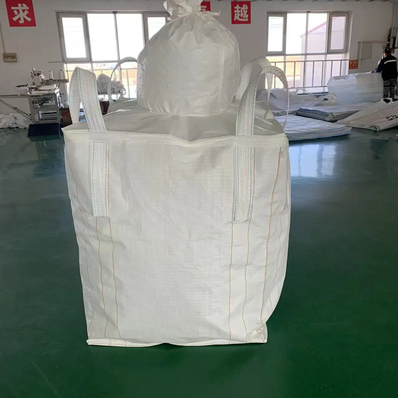 Hesheng中国工場卸売1.5トン2トンLDPE大型砂ビッグバッグ1500kgPPバルクFIBCジャンボバッグ