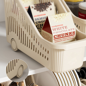 Wanuo Nhựa PP Máy Tính Để Bàn & Ngăn Kéo Tổ Chức Thực Phẩm <span class=keywords><strong>Container</strong></span> Thời Trang Mới Tủ Tổ Chức Với Bánh Xe - Product Image 5