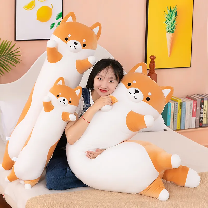 Husky Long Pillow Plüsch tier Big Puppy Decoration Toys präsentiert Mädchen Geburtstag Dog Throw Pillow 150 cm Doggy Stofftiere