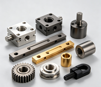 Pièces métalliques usinées CNC sur mesure, composants en aluminium, acier inoxydable, laiton, engrenages de précision, arbres, bagues, blocs coulissants, usinage