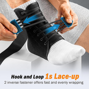Manchon de compression respirant en maille perforée pour <span class=keywords><strong>cheville</strong></span>, idéal pour la course, la gym, la récupération en extérieur – Logo personnalisé, OEM, ODM, Fabricant - Product Image 1