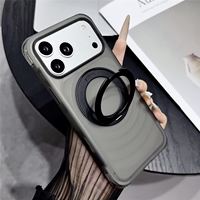 Nouveau 360 °   Coque de téléphone magnétique antichoc avec support anneau et cadre métallique pour appareil photo pour iPhone 18, iPhone 17, 16, 15, 14 Pro Max
