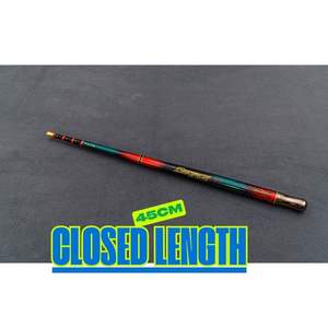 Usine de Fourniture OEM ODM Vente en Gros HINOMIYA Canne à Pêche Télescopique en Fibre de Carbone 98% pour la Pêche aux Crevettes, Grise, pour Utilisation en Eau Douce - Product Image 3