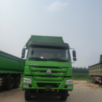 Camion benne d'occasion Sinotruck Howo 371 en bon état, 6x4 8x4, pour l'exploitation minière, 30 mètres cubes, 31 tonnes, pour l'Afrique