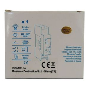 Interruptor Temporizador Electrónico FATO ALC18, Conexión de 3 Cables, 220V CA, Control de Tiempo de Retardo de 5-20 Minutos - Product Image 4