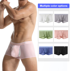Cuecas Boxer Personalizadas para Homens em Spandex/Nylon Leve, Respirável, Ecológicas e de Secagem Rápida - Product Image 2