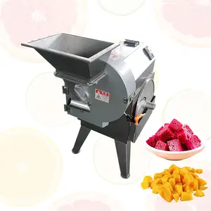Potato Cube Cucumber Root Carrot Leafy Vegetable Strips Dicer Mushroom Dice Shred Cutter Industrial Fruit Cut Machine