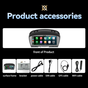 Autoradio interactif Android 8,8 pouces avec navigation GPS et Carplay pour <span class=keywords><strong>BMW</strong></span> Série 3, <span class=keywords><strong>4</strong></span>, 5, 6, 7, X3, X4, <span class=keywords><strong>X5</strong></span>, X6 (2003-2017) - Product Image 5